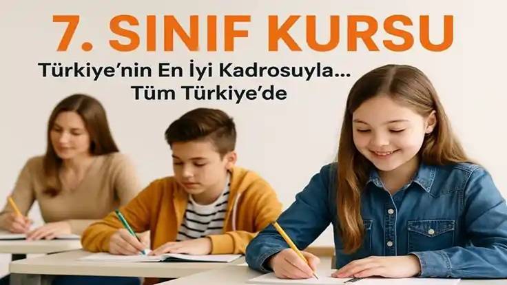 7. Sınıf Kursu | Online Yüz Yüze Bire Bir Özel Ders 0535 778 95 96