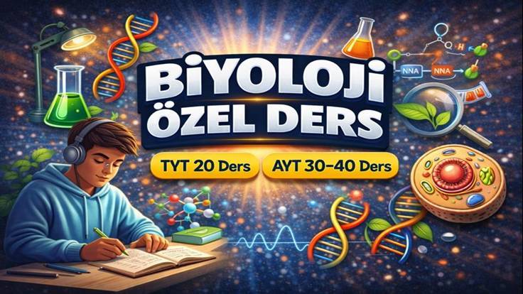 Biyoloji Özel Ders | TYT & AYT Hazırlık + Konu & Soru Stratejisi