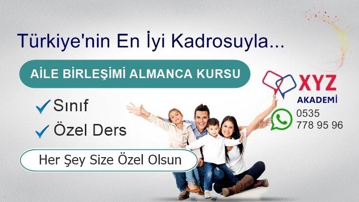 Aile Birleşimi Almanca Kursu İzmit