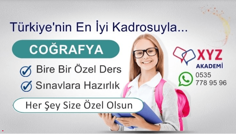Coğrafya Özel Ders İzmit