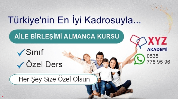 Aile Birleşimi Almanca Kursu Kocaeli