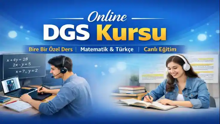 Online DGS Kursu | Bire Bir Matematik ve Türkçe Özel Ders