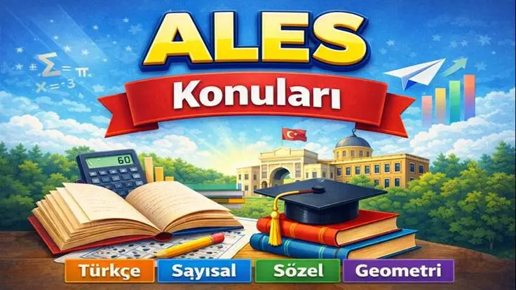 ALES Konuları (2026 Güncel) Sözel & Sayısal | Rehberlik
