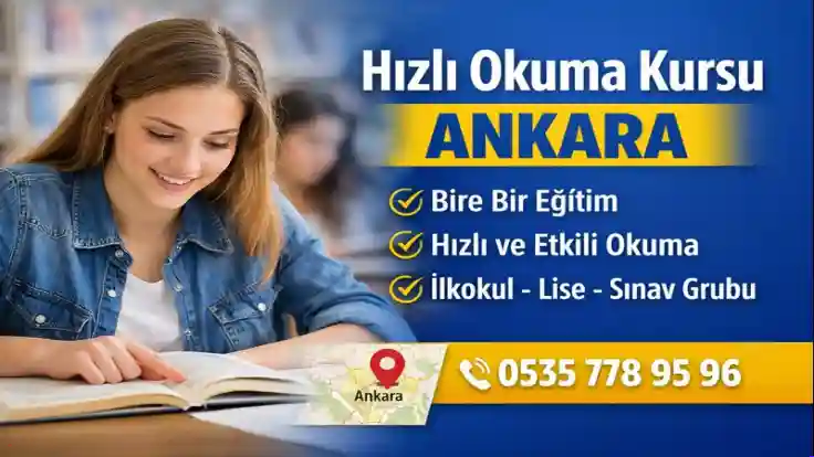 Hızlı Okuma Kursu Ankara | 0535 778 95 96