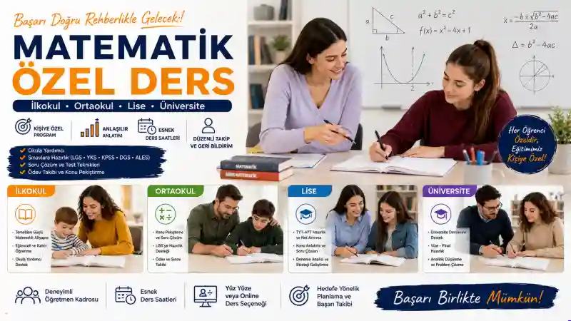 Matematik Özel Ders Ağrı | 0535 778 95 96