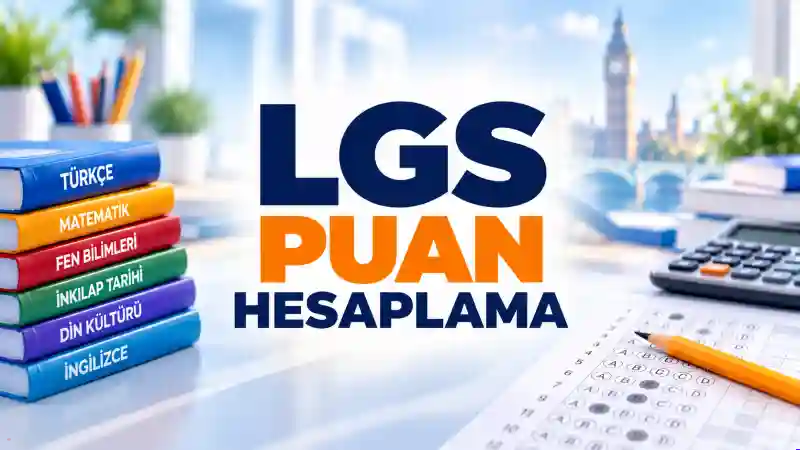 LGS Puan Hesaplama 2026 | Kaç Net Kaç Puan? + Yüzdelik