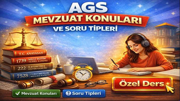 AGS Mevzuat Konuları (2026) — Güncel Müfredat