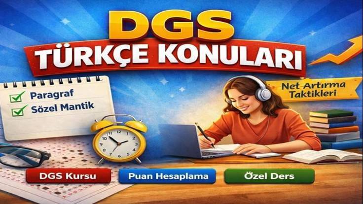 DGS Türkçe Konuları (2026) — Güncel Müfredat