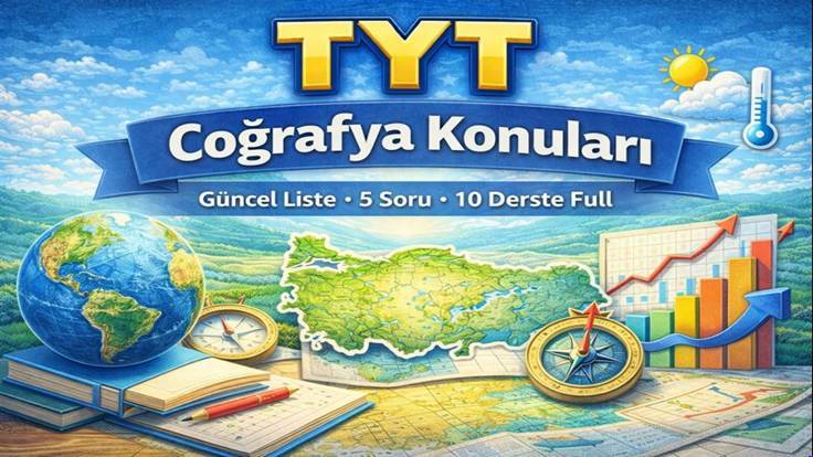 TYT Coğrafya Konuları (2026) — Güncel Müfredat