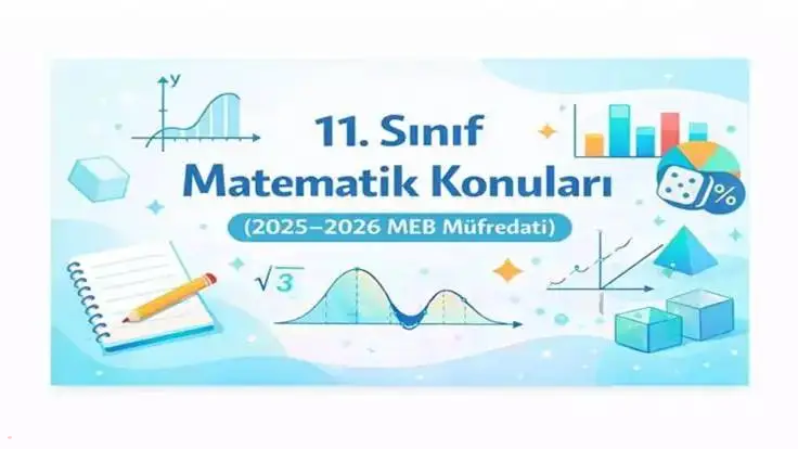 11. Sınıf Matematik Konuları (2025–2026 MEB Müfredatı)