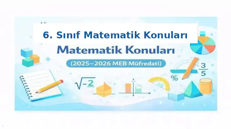 6. Sınıf Matematik Konuları (2025–2026 MEB Müfredatı)