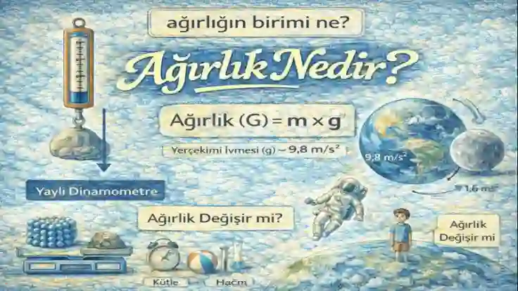 Ağırlık Nedir? Ağırlığın Birimi, Ölçülmesi ve Fizikte Ağırlık