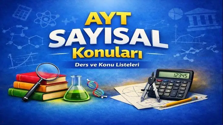 AYT Sayısal Konuları 2026 – Güncel Ders ve Konu Listeleri