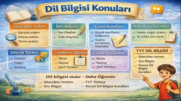 Dil Bilgisi Nedir? – Dil Bilgisi Konuları ve TYT Türkçe