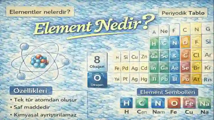 Element Nedir? Elementler, Özellikleri ve Periyodik Tablo Rehberi