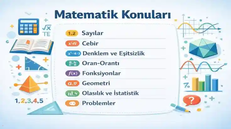 Matematik Konuları – Sınıflara ve Sınavlara Göre Tam Liste