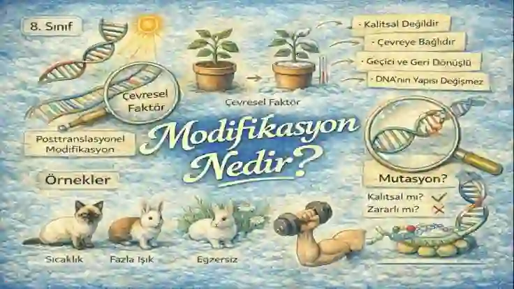 Modifikasyon Nedir? Biyolojide Modifikasyon ve Örnekler