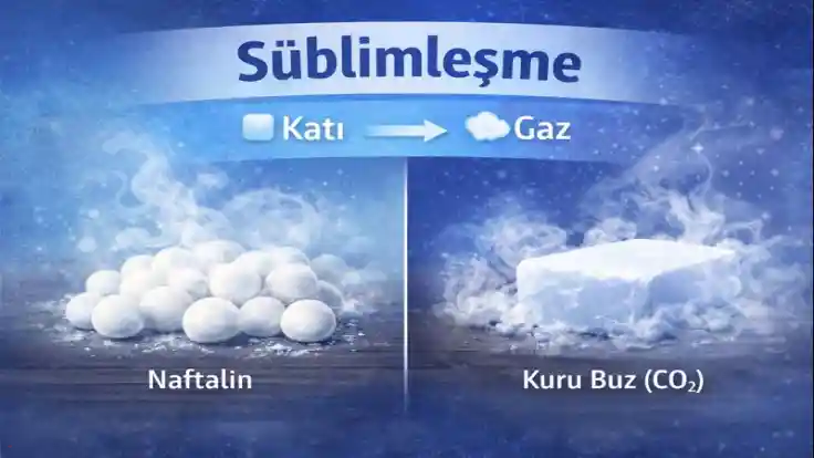 Süblimleşme Nedir? – Süblimleşme Olayı ve Günlük Hayat Örnekleri