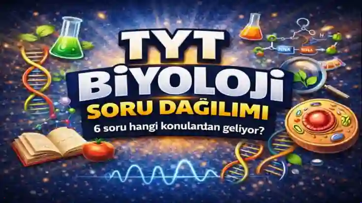 TYT Biyoloji Soru Dağılımı | 6 Soru Hangi Konulardan Geliyor?