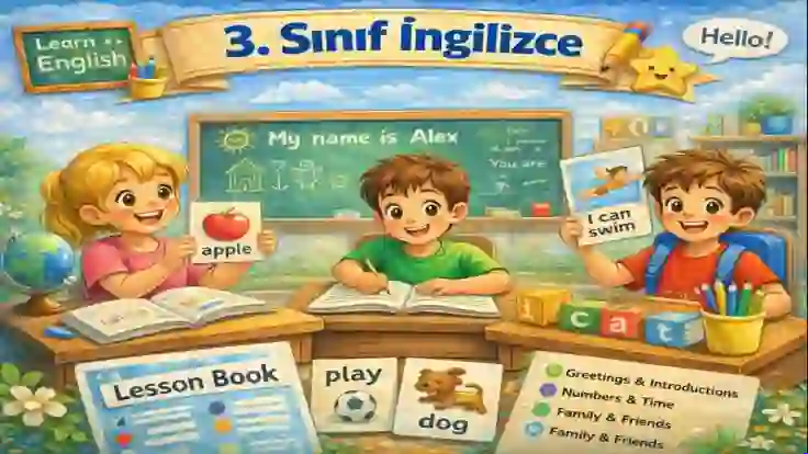 3. Sınıf İngilizce Konuları – Eğlenerek ve Anlayarak İngilizce