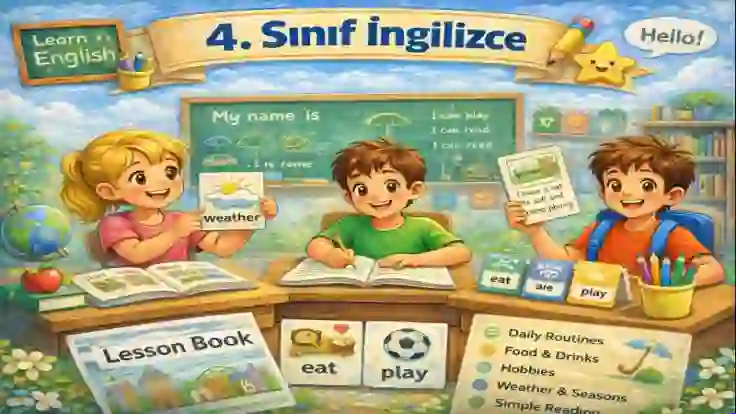 4. Sınıf İngilizce Konuları – Anlayarak ve Güvenle İngilizce