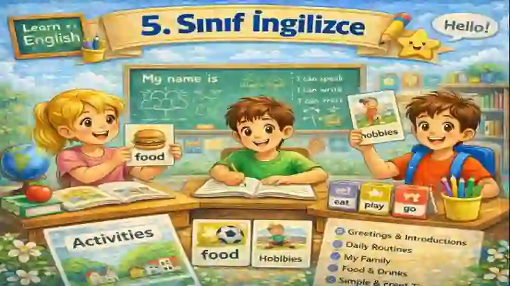 5. Sınıf İngilizce Konuları – Ortaokula Güçlü İngilizce Başlangıç
