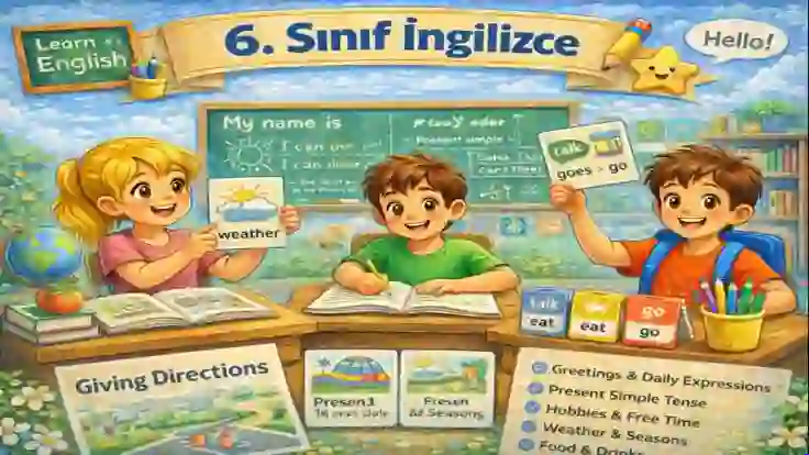 6. Sınıf İngilizce Konuları – Ortaokulda Güçlü İngilizce Temeli