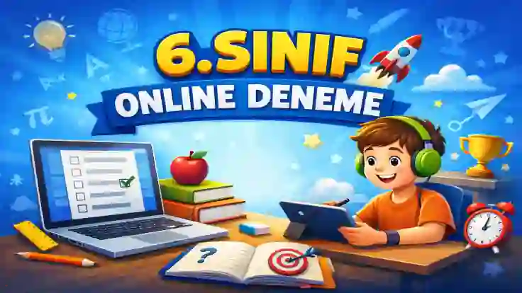 6. Sınıf Online Deneme Sınavı Çöz – Ücretsiz MEB Müfredatına Uygun Denemeler