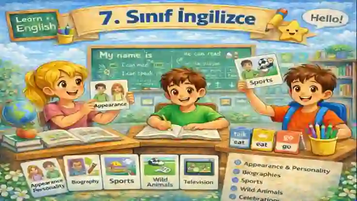7. Sınıf İngilizce Konuları – Anlayarak ve Kalıcı İngilizce