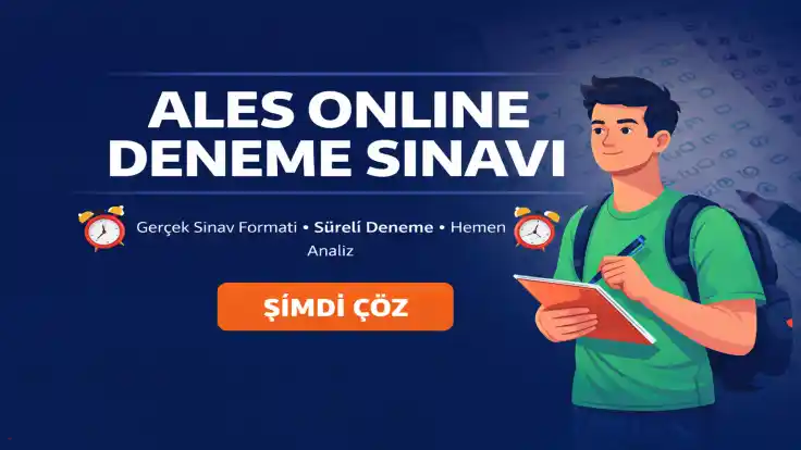 ALES Online Deneme Sınavı Çöz – Süreli, Analizli ve Güncel Sorular