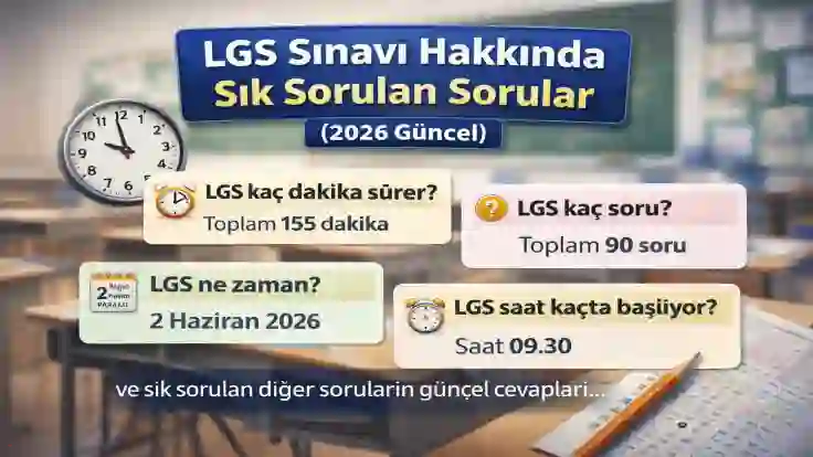 LGS Sınavı Hakkında Sık Sorulan Sorular (2026 Güncel)