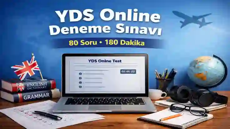 YDS Online Deneme (80 Soru – 180 DK) – Gerçek Sınav Formatı