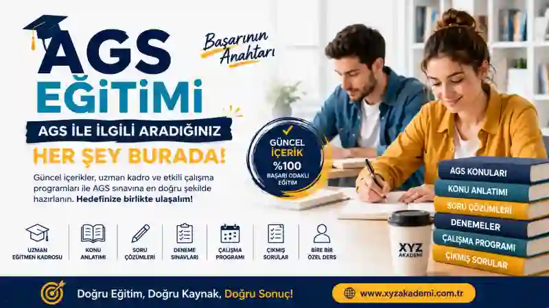 AGS Eğitimi 2026 | Öğretmen Adayları İçin Özel Hazırlık, Konu Anlatımı, Deneme ve ÖABT