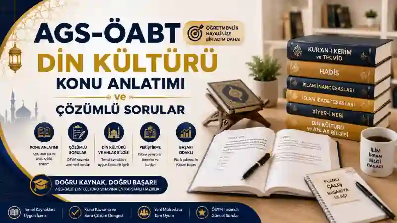 AGS ÖABT Din Kültürü Konu Anlatımı ve Çözümlü Sorular