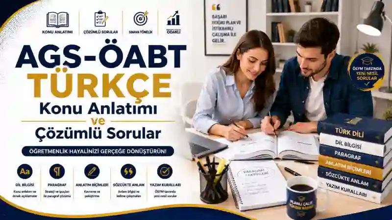 AGS ÖABT Türkçe Konu Anlatımı ve Çözümlü Sorular