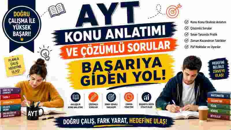 AYT Konu Anlatımı + Çözümlü Sorular | XYZ Akademi